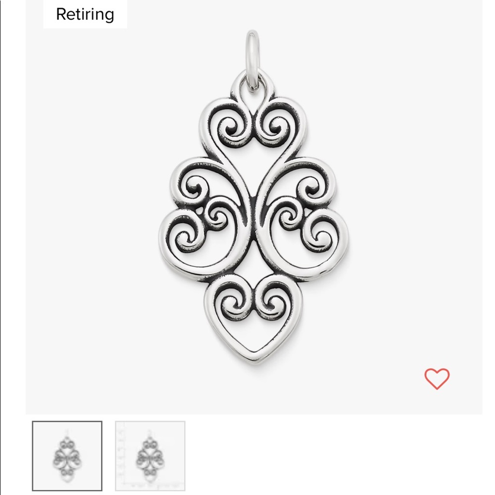 James Avery “Jubilant Heart” Pendant & Chain